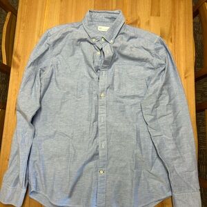 Men's Gap Blue Oxford Button-Down Shirt